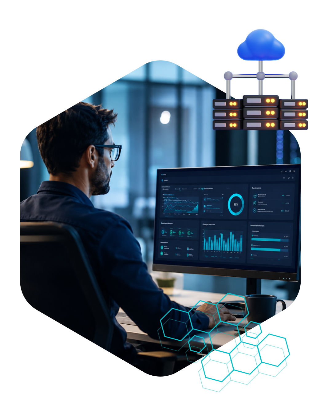 Servidor Cloud Starsonic com infraestrutura segura